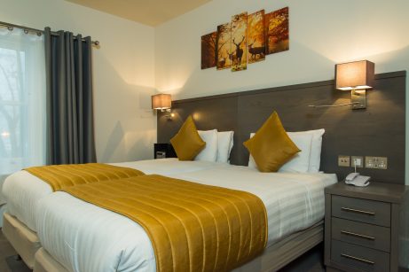 Plaza Executive Double: Luxurious room with double bed, ideal for executives. Located in London's finest hotel.