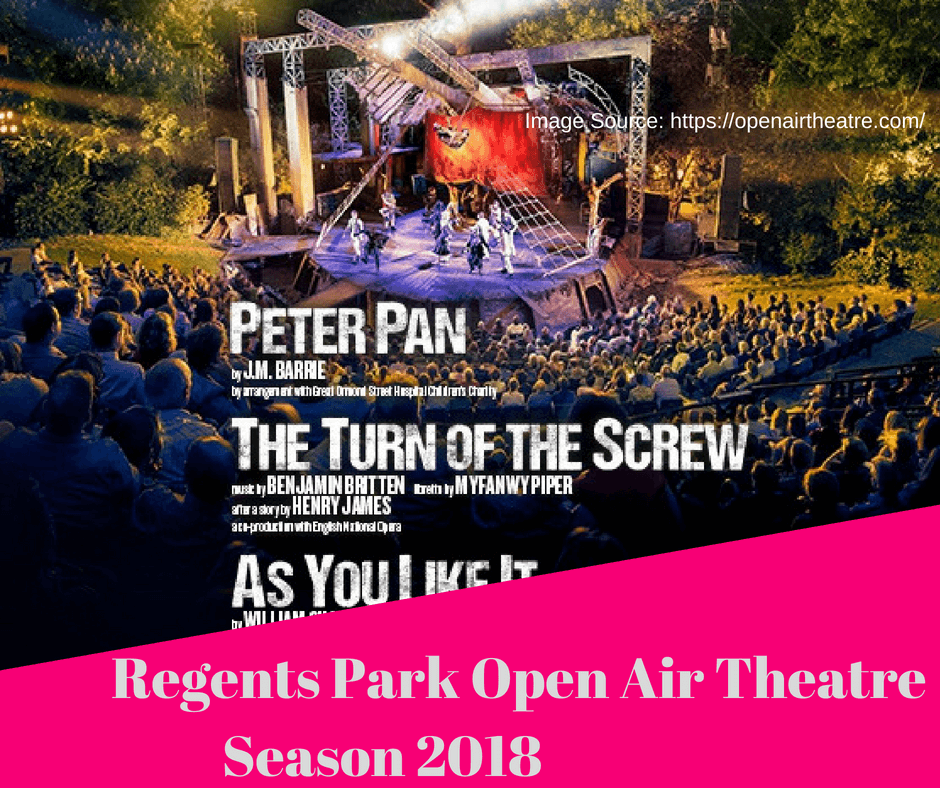 Regents Park Open Theater 2018 Guide