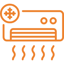 Fully air-conditioned guest rooms icon